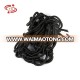 Braided flat retractable luggage net small elastic black cord rope